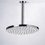 Remer 347N-356MD25 10 Inch Ceiling Mount Rain Shower Head With Arm, Chrome